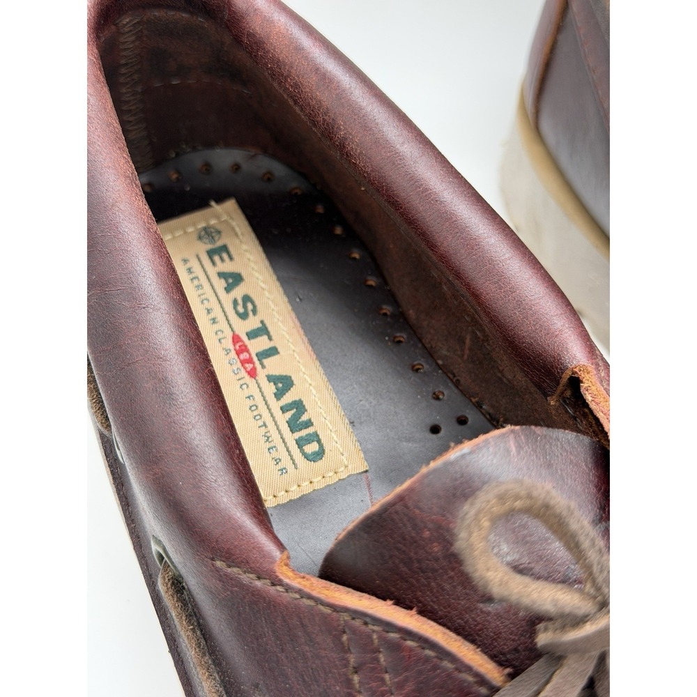 Vintage Men's Eastland Seville Oxfords Boat Shoes 6106 Vibram Sole NWOB - Picture 3 of 8